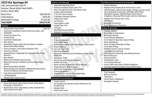 Used 2023 Kia Sportage EX FWD image 30