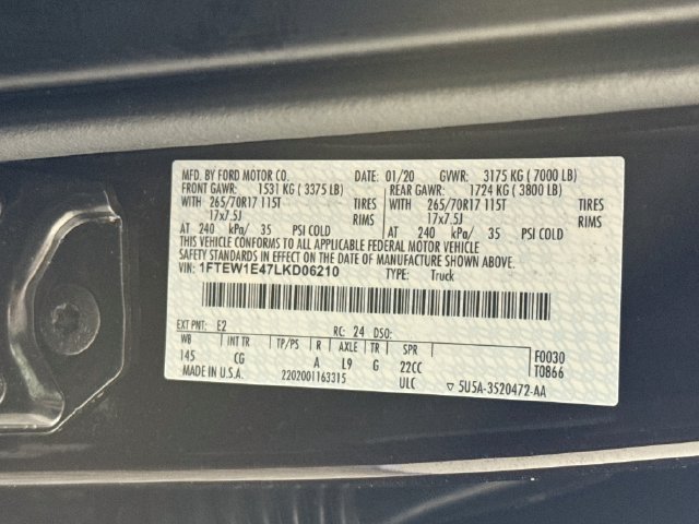 Used 2020 Ford F150 XL w/ Equipment Group 101A Mid AWD/4WD image 35