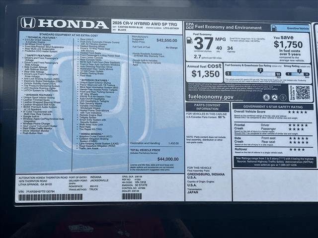 New 2026 Honda CR-V Sport Touring image 21