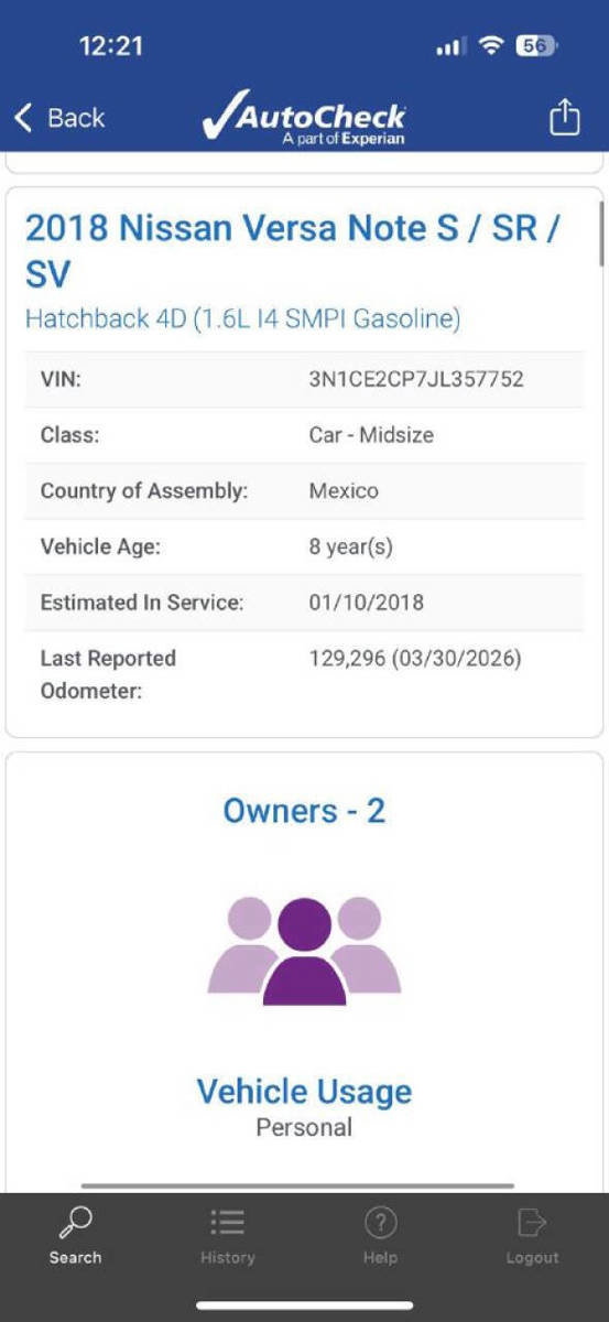 Used 2018 Nissan Versa Note SV image 24