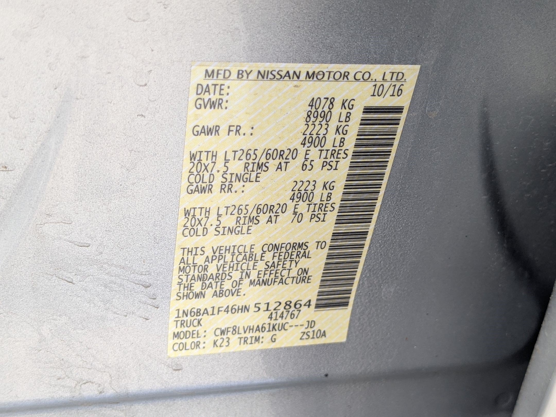 Used 2017 Nissan Titan SL AWD/4WD image 41