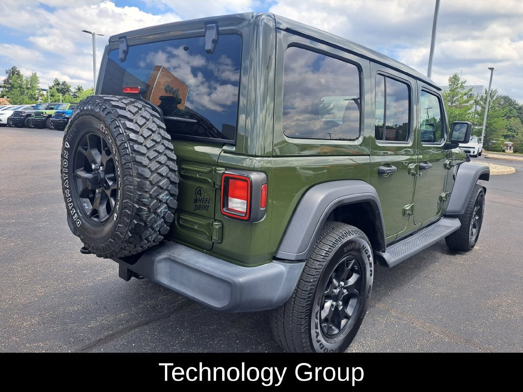 Certified 2021 Jeep Wrangler Unlimited Sport AWD/4WD image 4