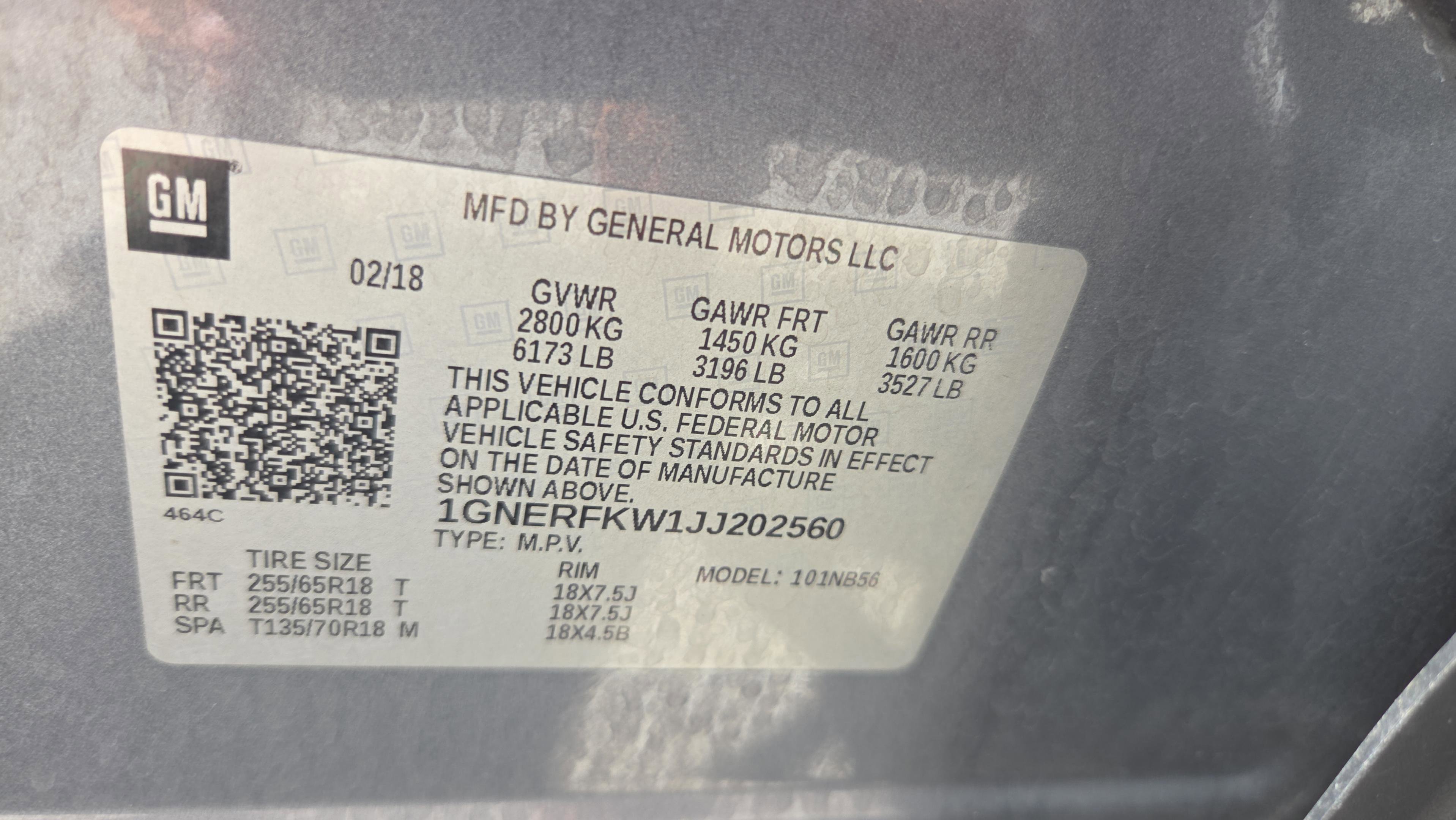 Used 2018 Chevrolet Traverse LS w/ LPO, Floor Liner Package FWD image 16