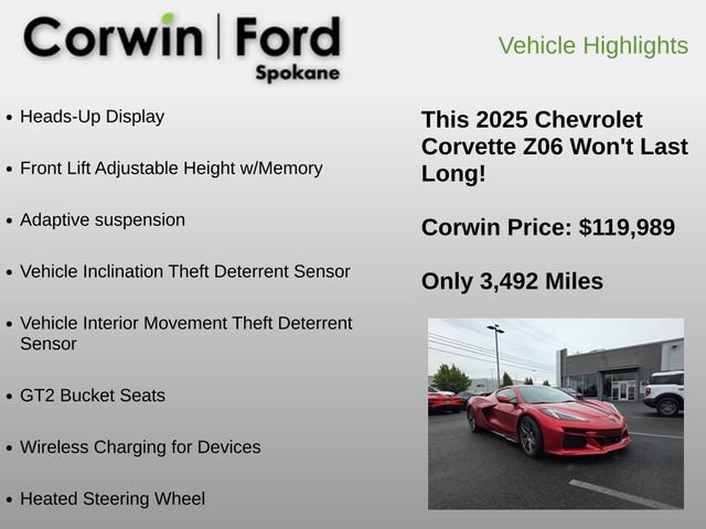 Used 2025 Chevrolet Corvette Z06 RWD image 23