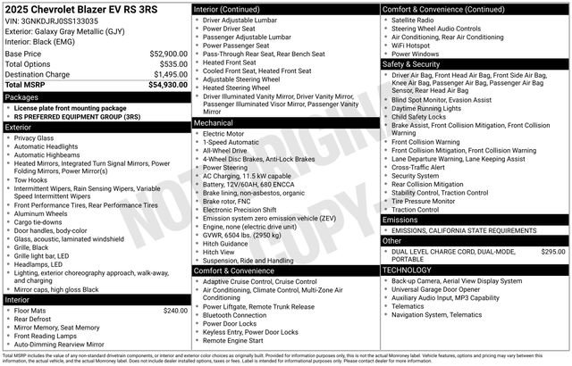 Used 2025 Chevrolet Blazer EV RS image 11