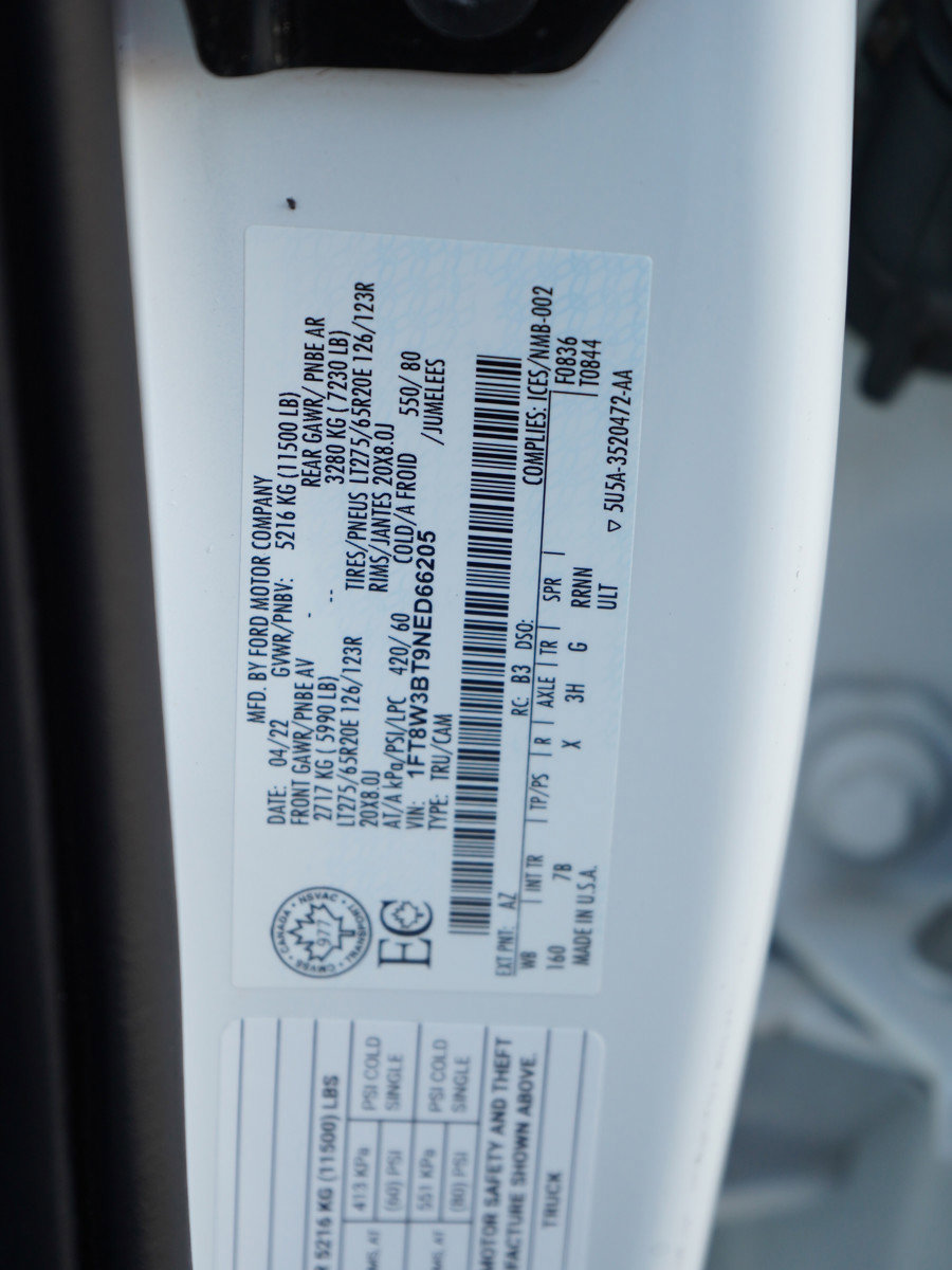 Used 2022 Ford F350 Platinum w/ FX4 Off-Road Package image 29