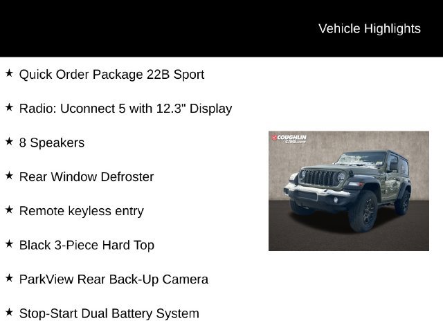 New 2026 Jeep Wrangler Sport AWD/4WD image 2