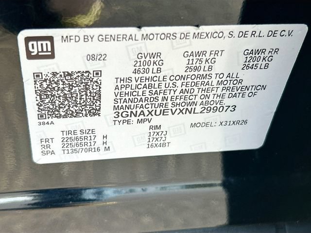 Used 2022 Chevrolet Equinox LT AWD/4WD image 34