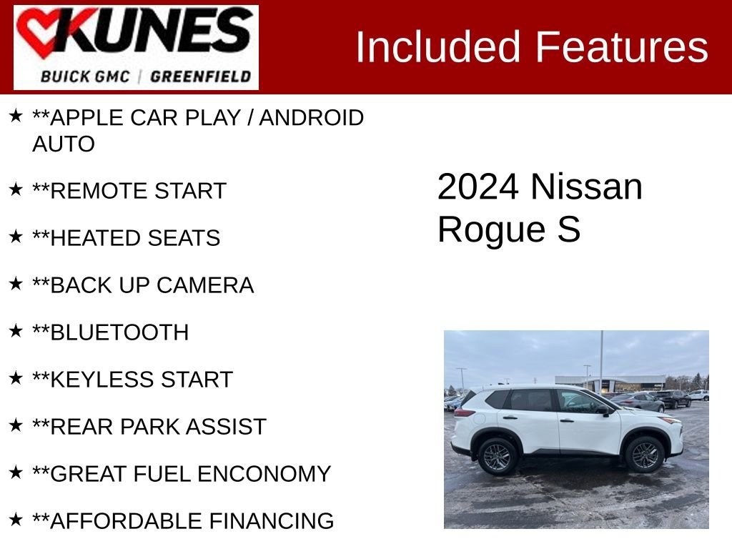 Used 2024 Nissan Rogue S image 2
