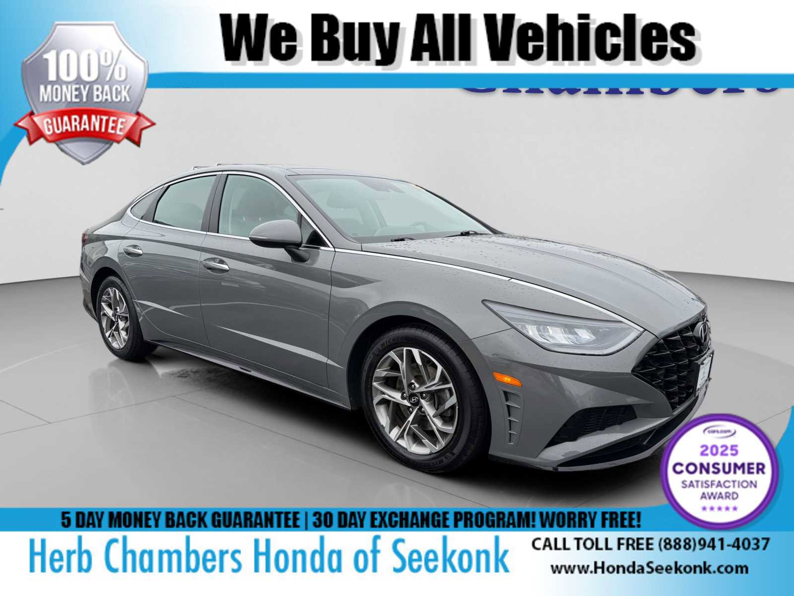 Used 2021 Hyundai Sonata SEL w/ Convenience Package FWD image 1