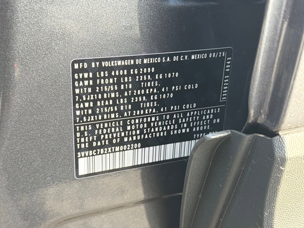 New 2026 Volkswagen Taos S image 24