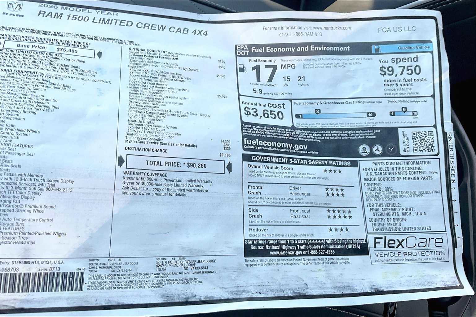 New 2026 RAM 1500 Limited image 19