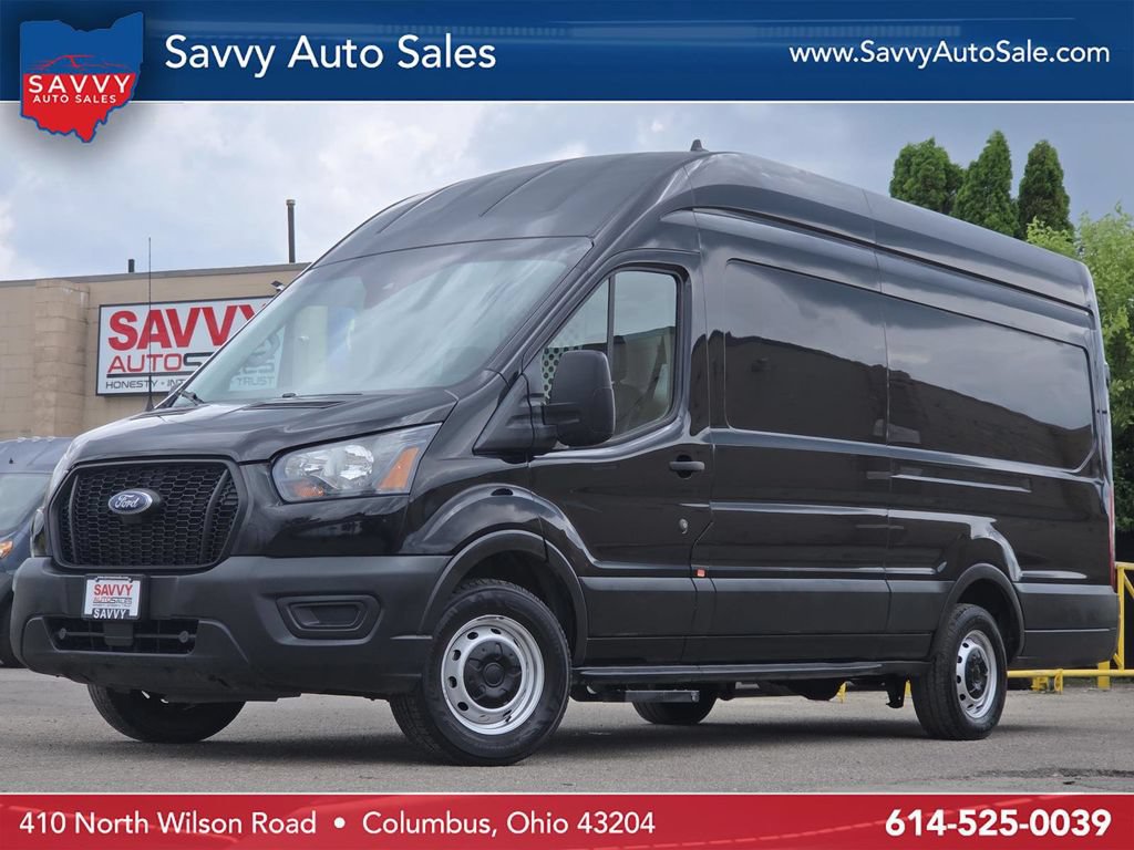 Used 2023 Ford Transit 250 148 High Roof Extended w/ Load Area Protection Package RWD image 1