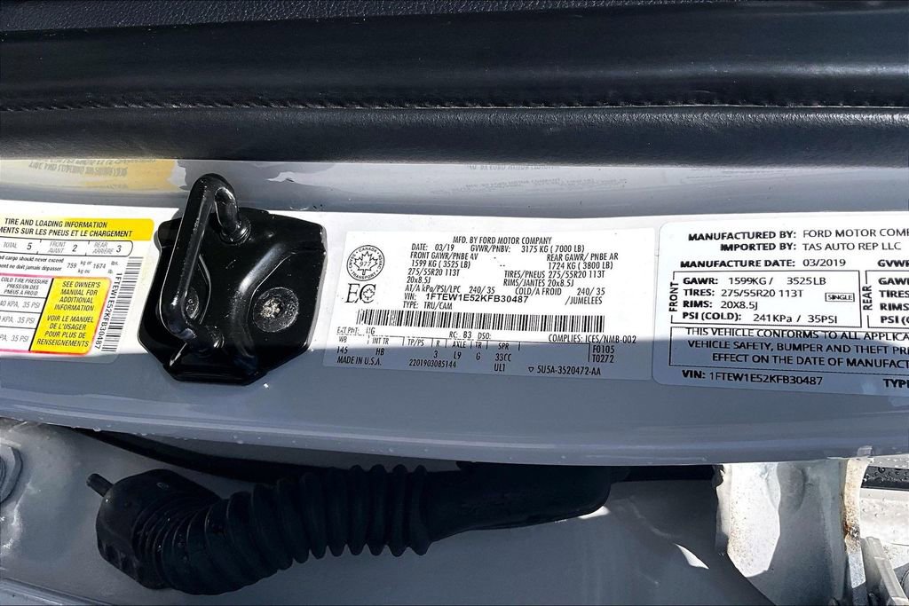 Used 2019 Ford F150 Lariat w/ Equipment Group 502A Luxury AWD/4WD image 36