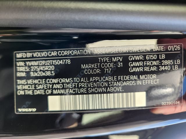 New 2026 Volvo XC90 B5 Core AWD/4WD image 25