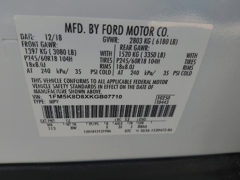 Used 2019 Ford Explorer XLT image 33