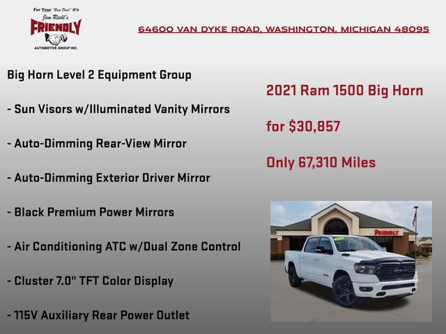 Used 2021 RAM 1500 Big Horn AWD/4WD image 10