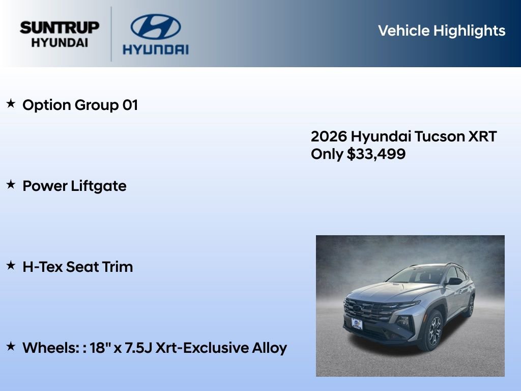 New 2026 Hyundai Tucson XRT image 7