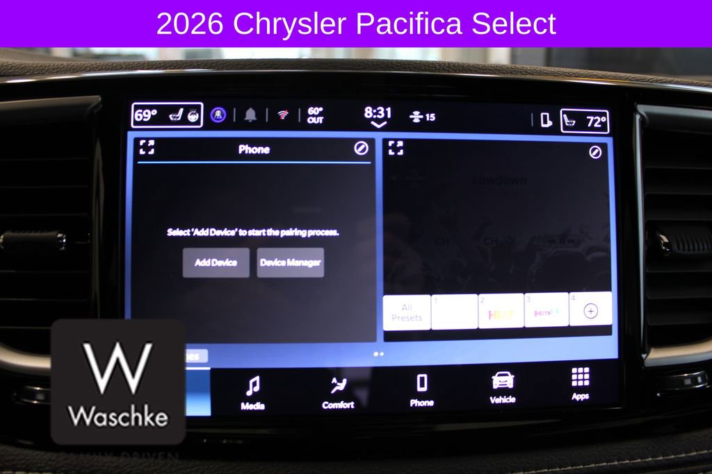New 2026 Chrysler Pacifica Select image 39