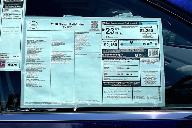 New 2026 Nissan Pathfinder SV image 13