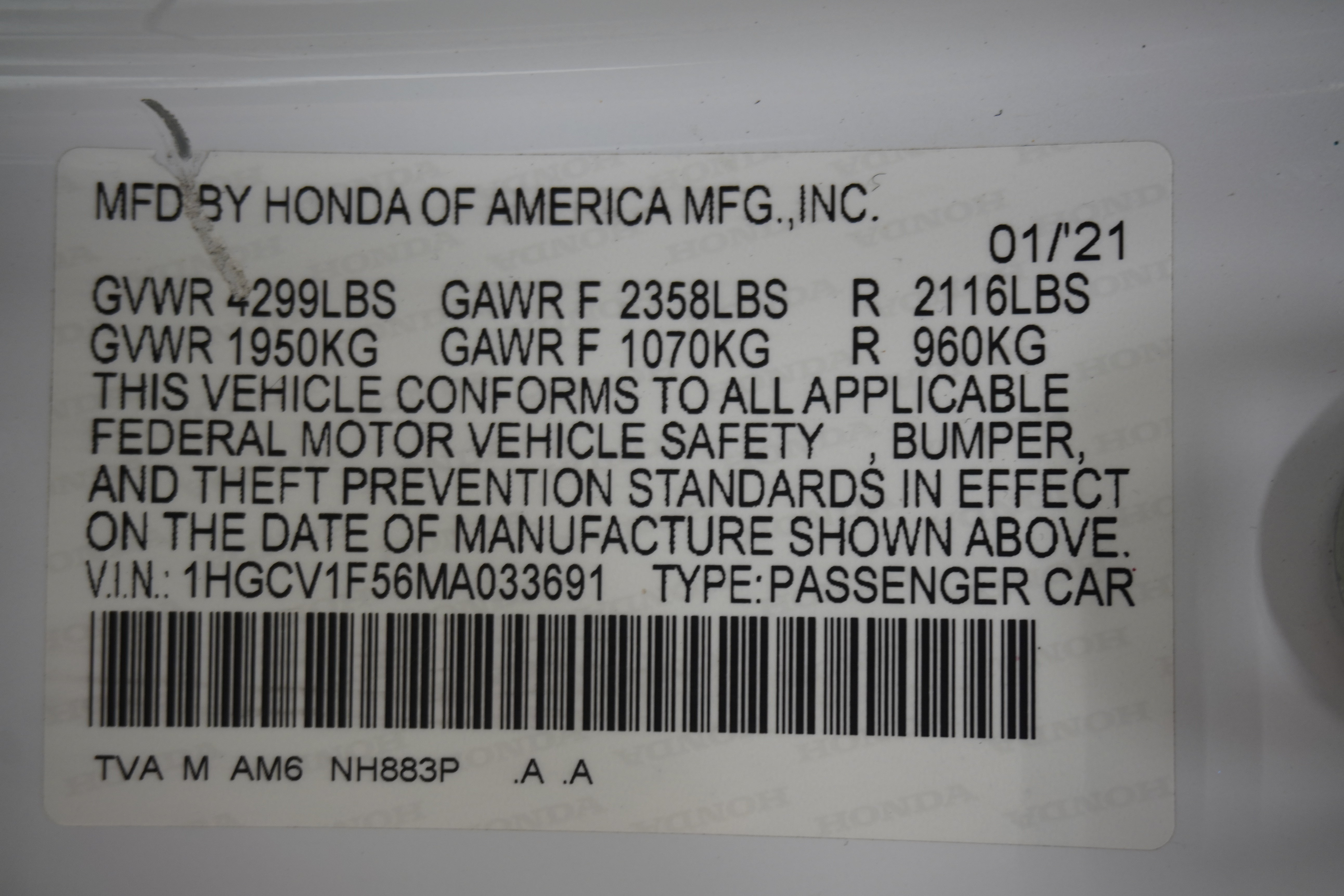 Used 2021 Honda Accord EX-L image 32