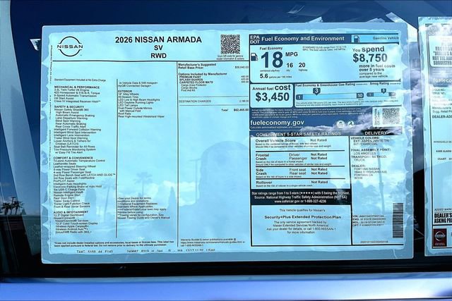 New 2026 Nissan Armada SV image 13