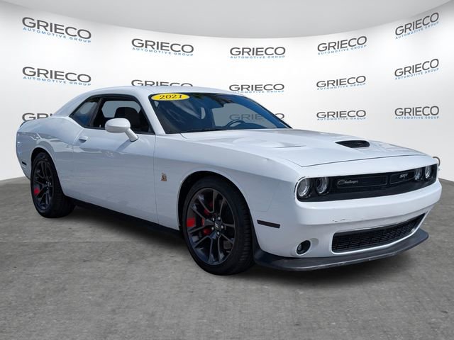 Used 2021 Dodge Challenger R/T Scat Pack w/ Carbon/Suede Interior Package