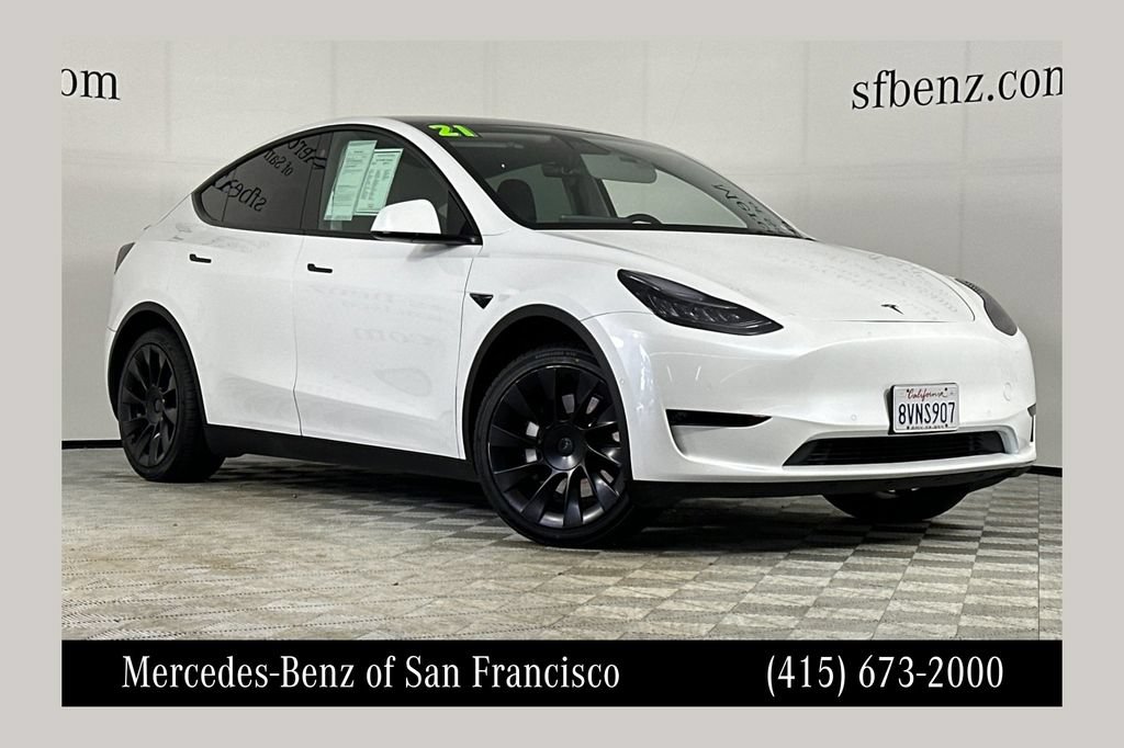 Used 2021 Tesla Model Y Long Range AWD/4WD image 1