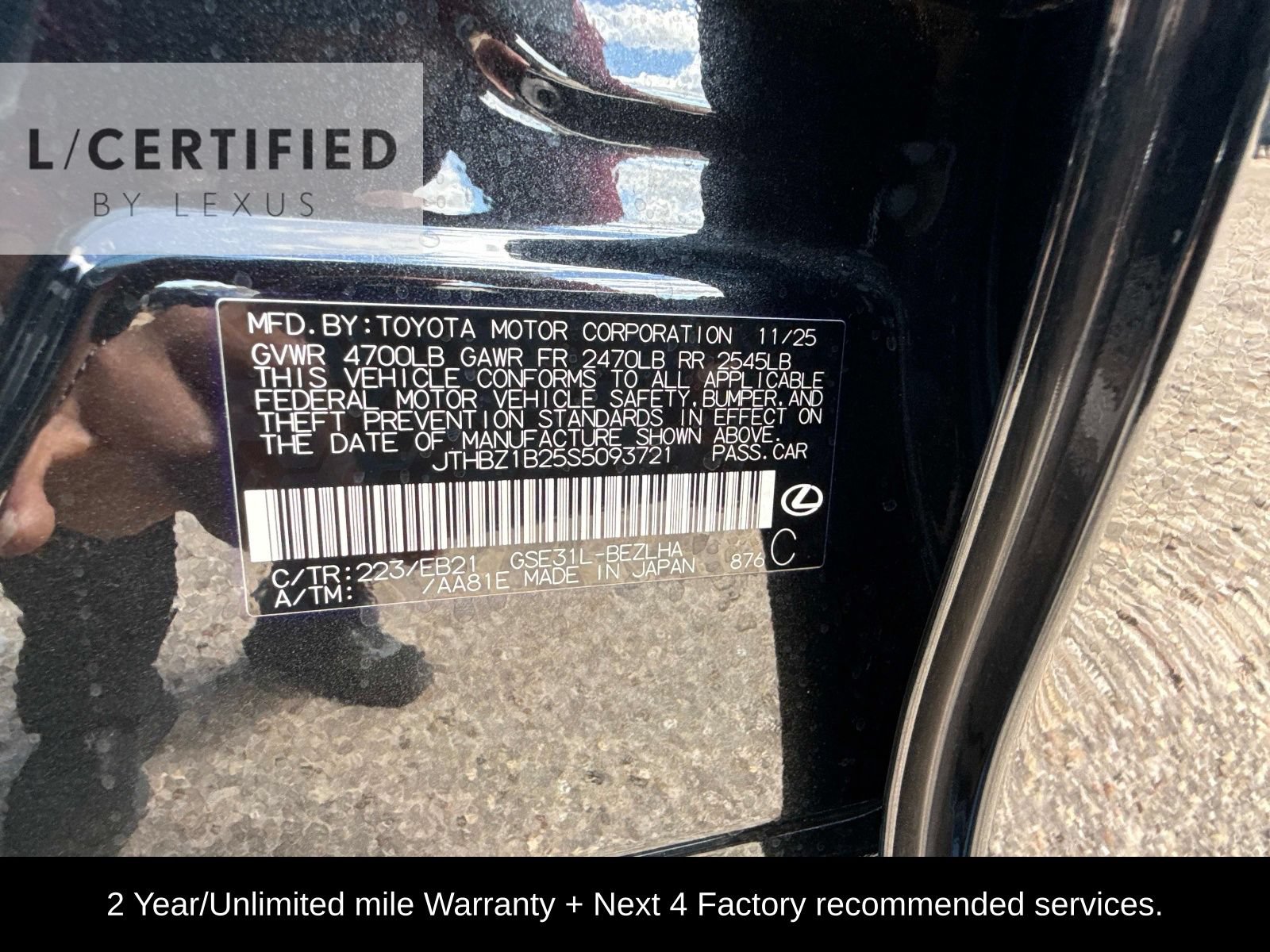 Used 2025 Lexus IS 350 F Sport w/ Accessory Package RWD image 30