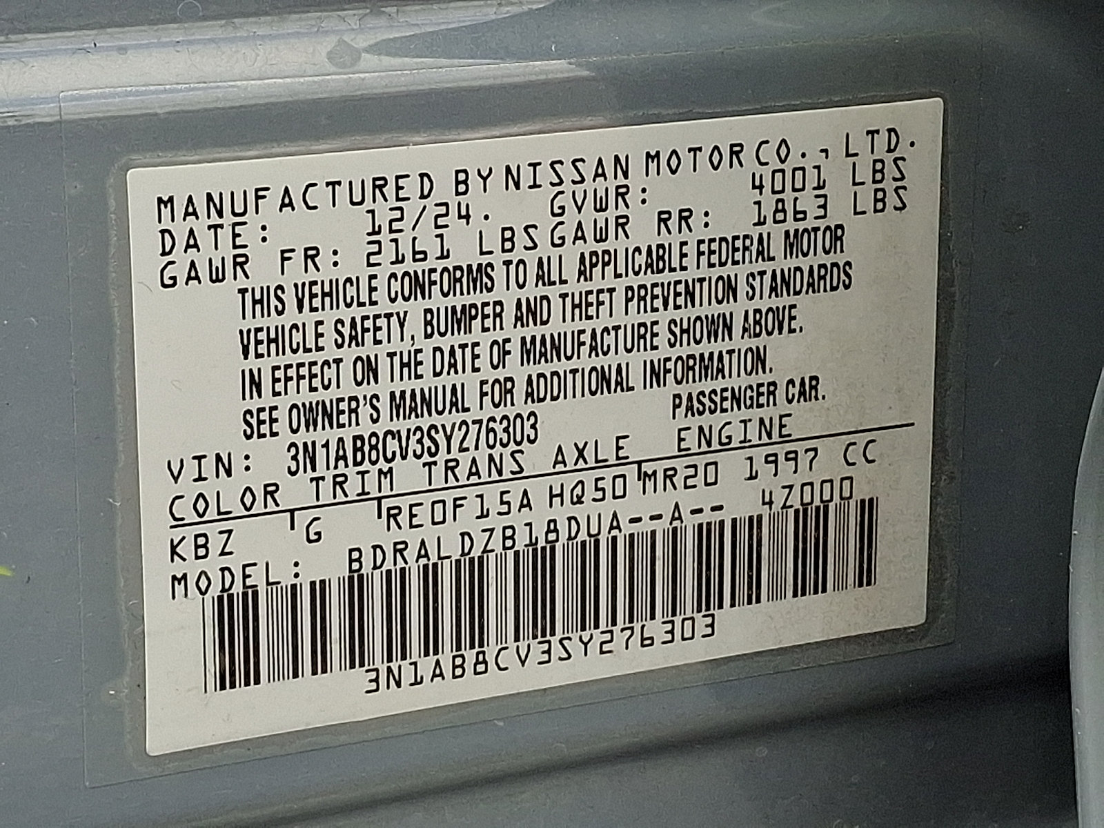 Used 2025 Nissan Sentra SV FWD image 26