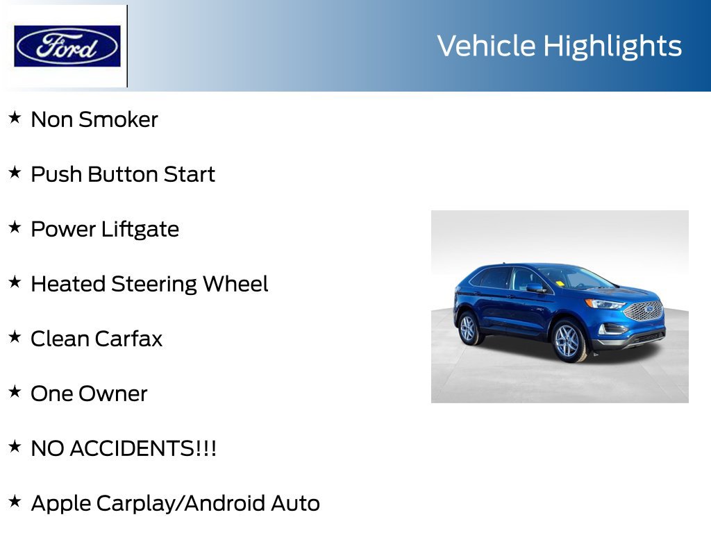 Certified 2024 Ford Edge SEL w/ Convenience Package AWD/4WD image 14
