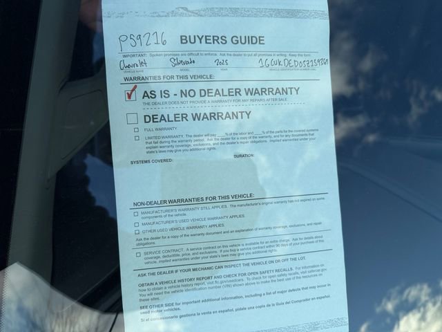 Used 2025 Chevrolet Silverado 1500 LT w/ Protection Package image 35