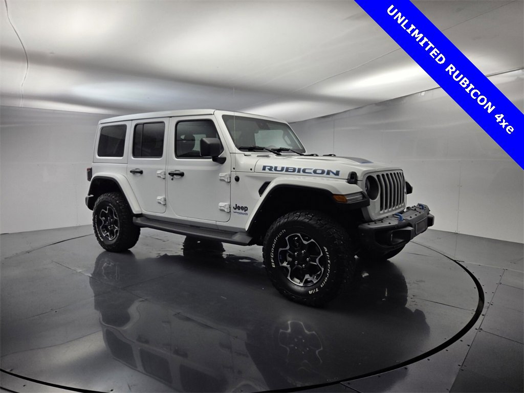 Used 2021 Jeep Wrangler Unlimited Rubicon 4xe w/ Steel Bumper Group image 2