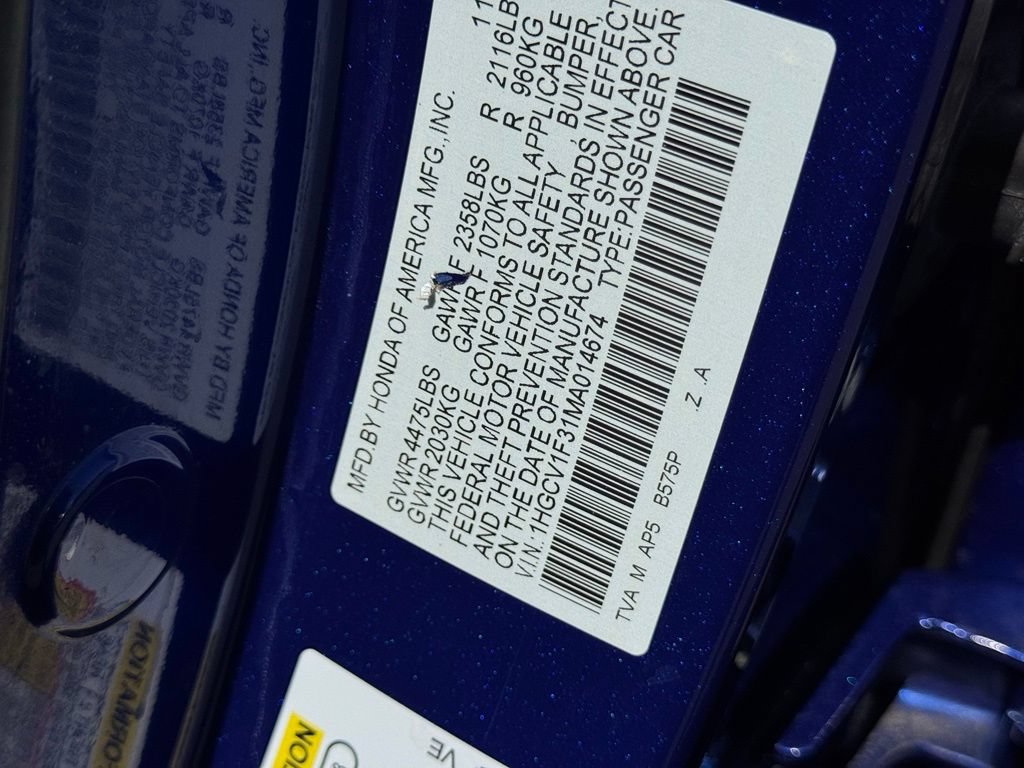 Used 2021 Honda Accord Sport image 59