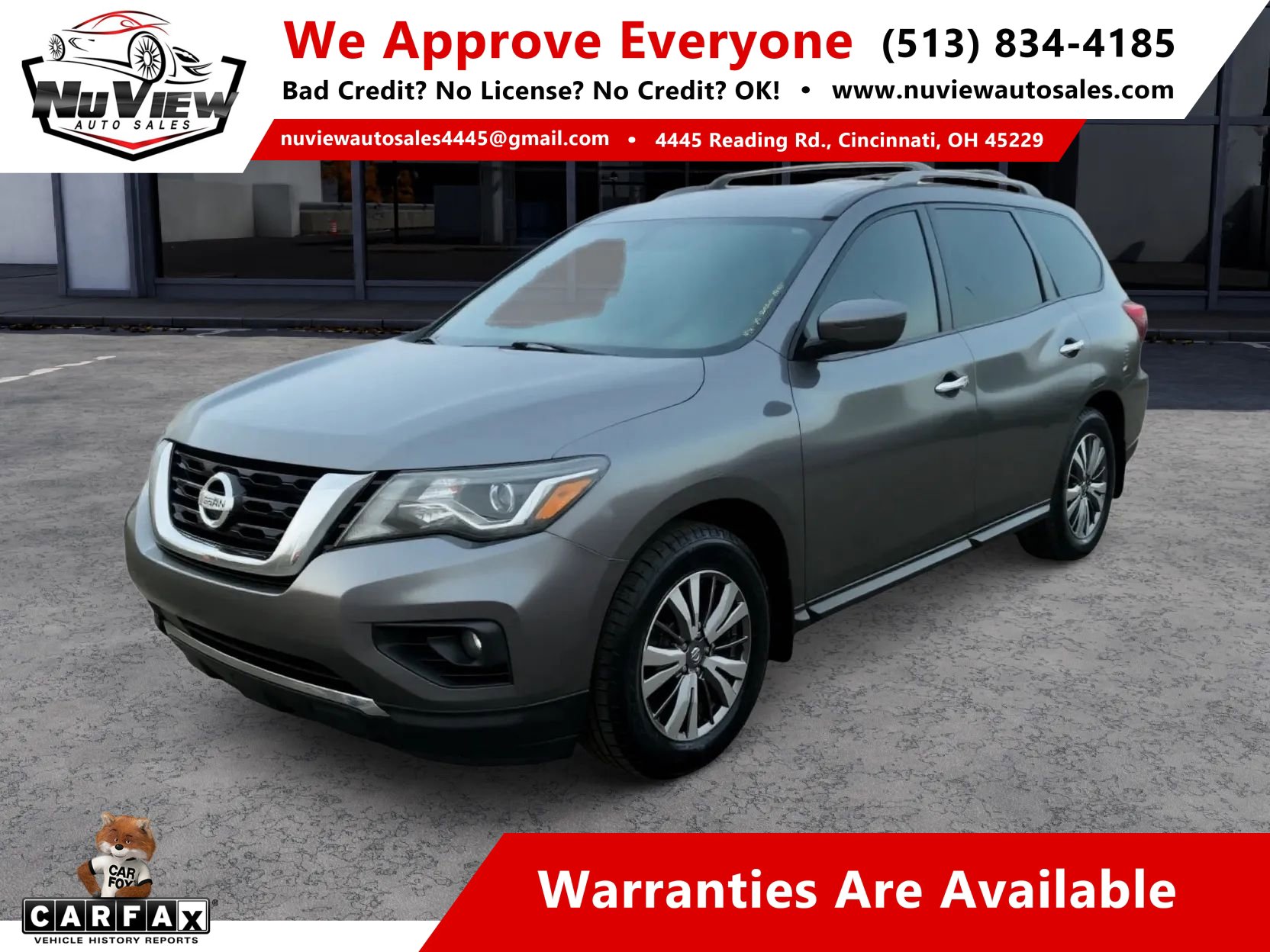 Used 2020 Nissan Pathfinder SV image 1