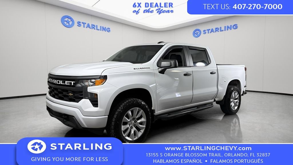 Used 2022 Chevrolet Silverado 1500 Custom RWD image 1