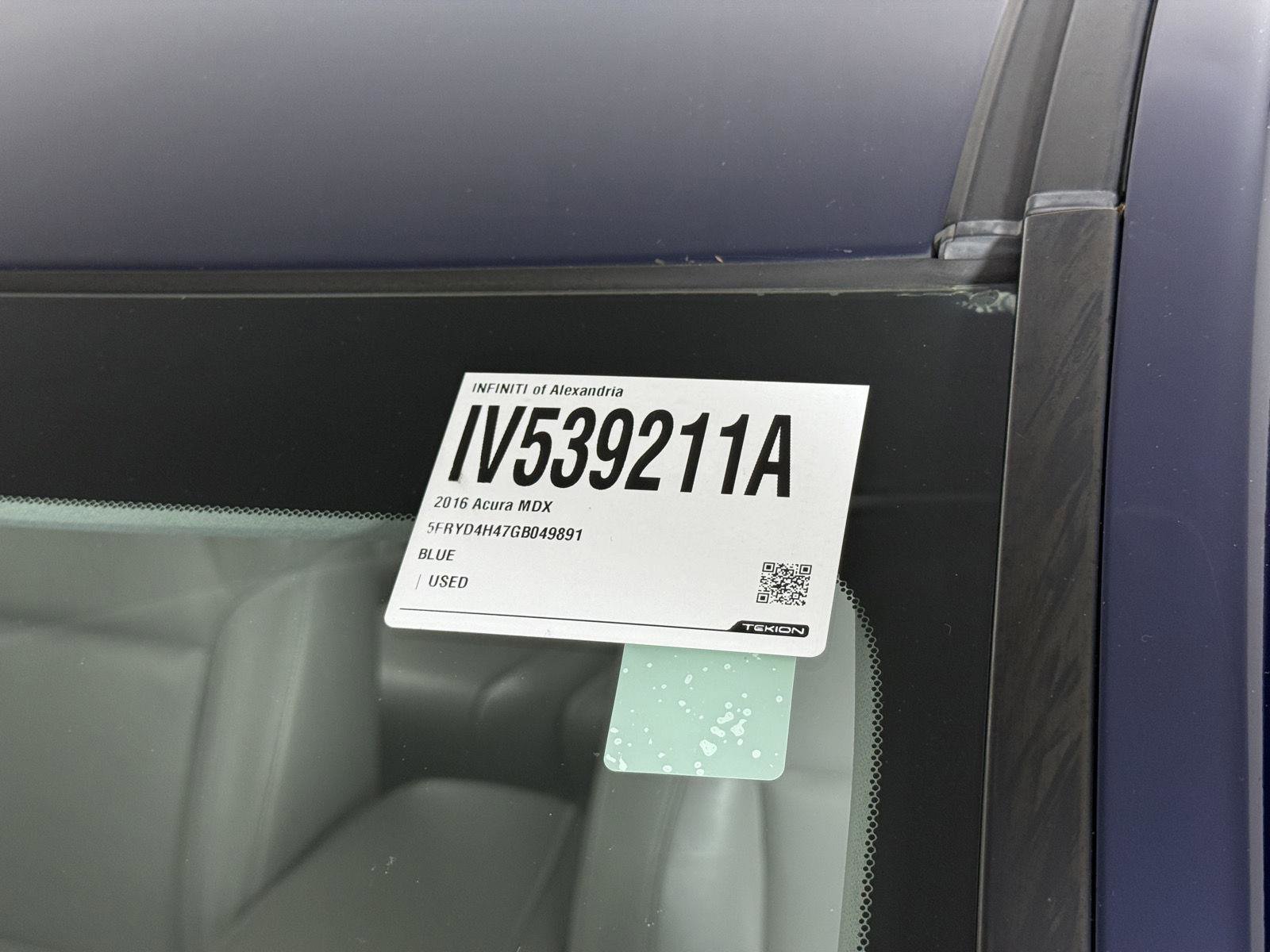 Used 2016 Acura MDX SH-AWD w/ Technology Package image 30
