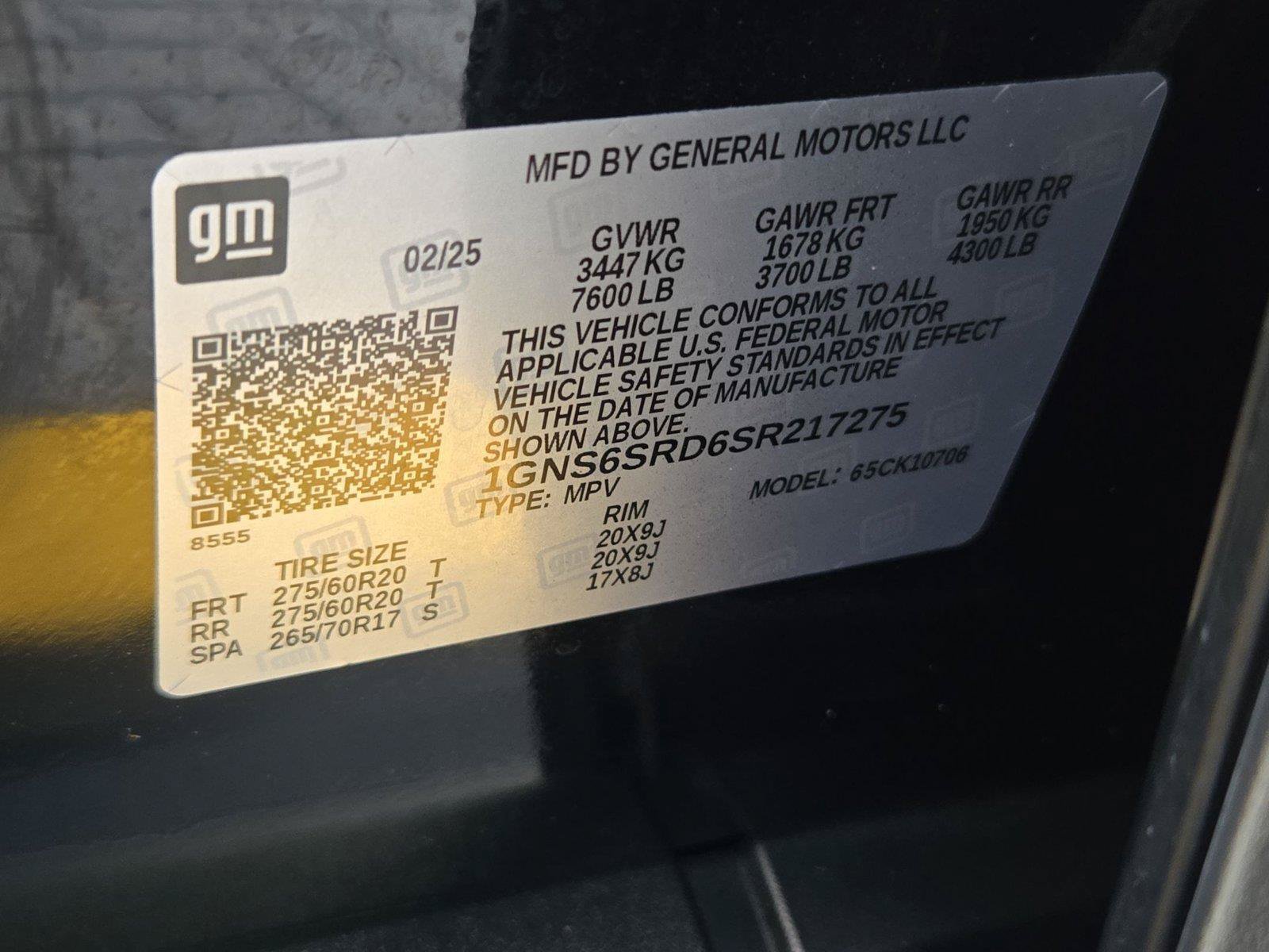 Used 2025 Chevrolet Tahoe Premier AWD/4WD image 33