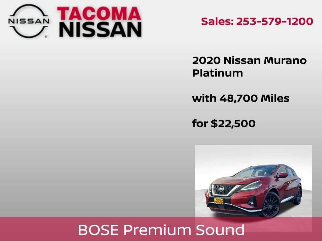 Used 2020 Nissan Murano Platinum w/ Cargo Package image 14