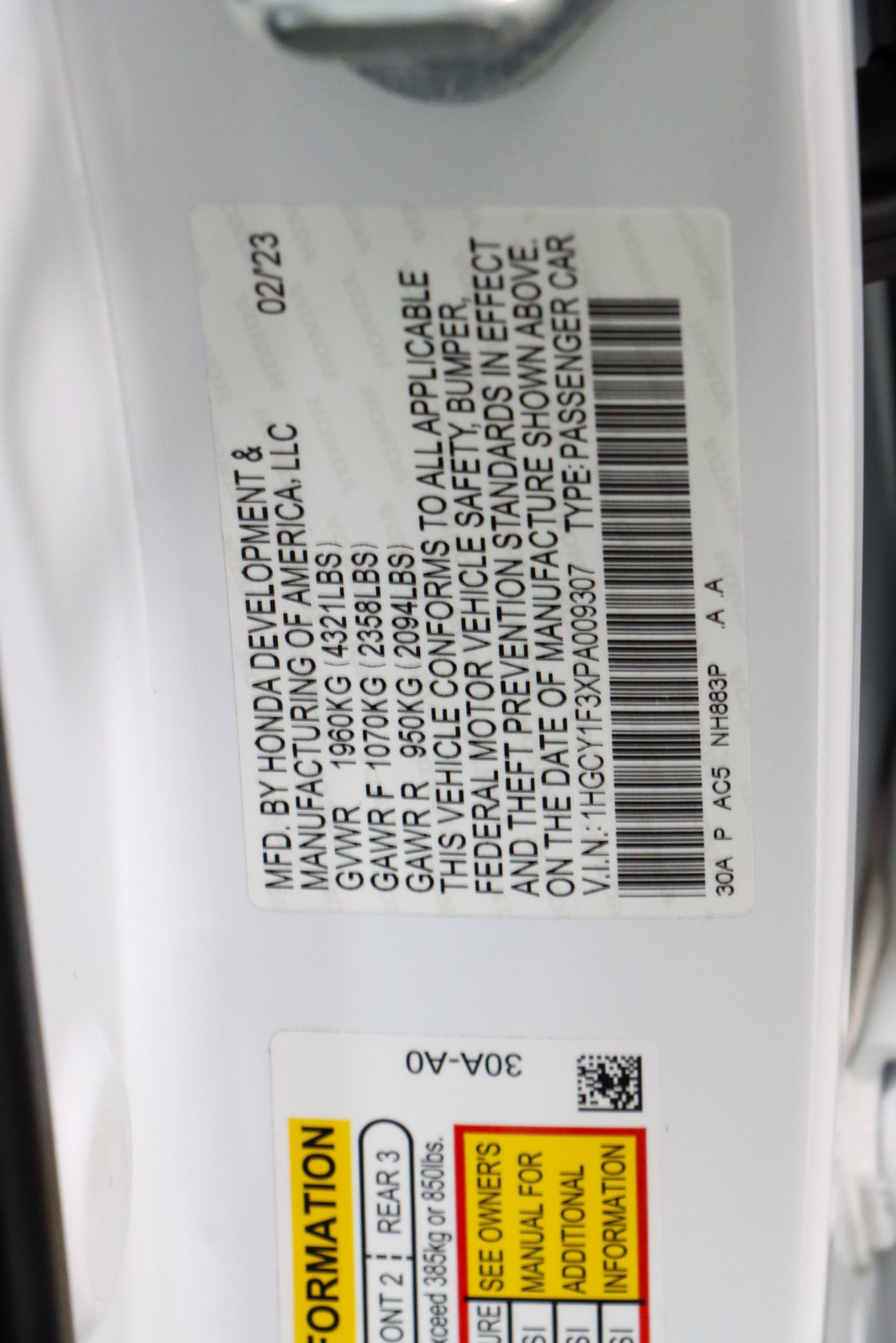 Used 2023 Honda Accord EX image 31