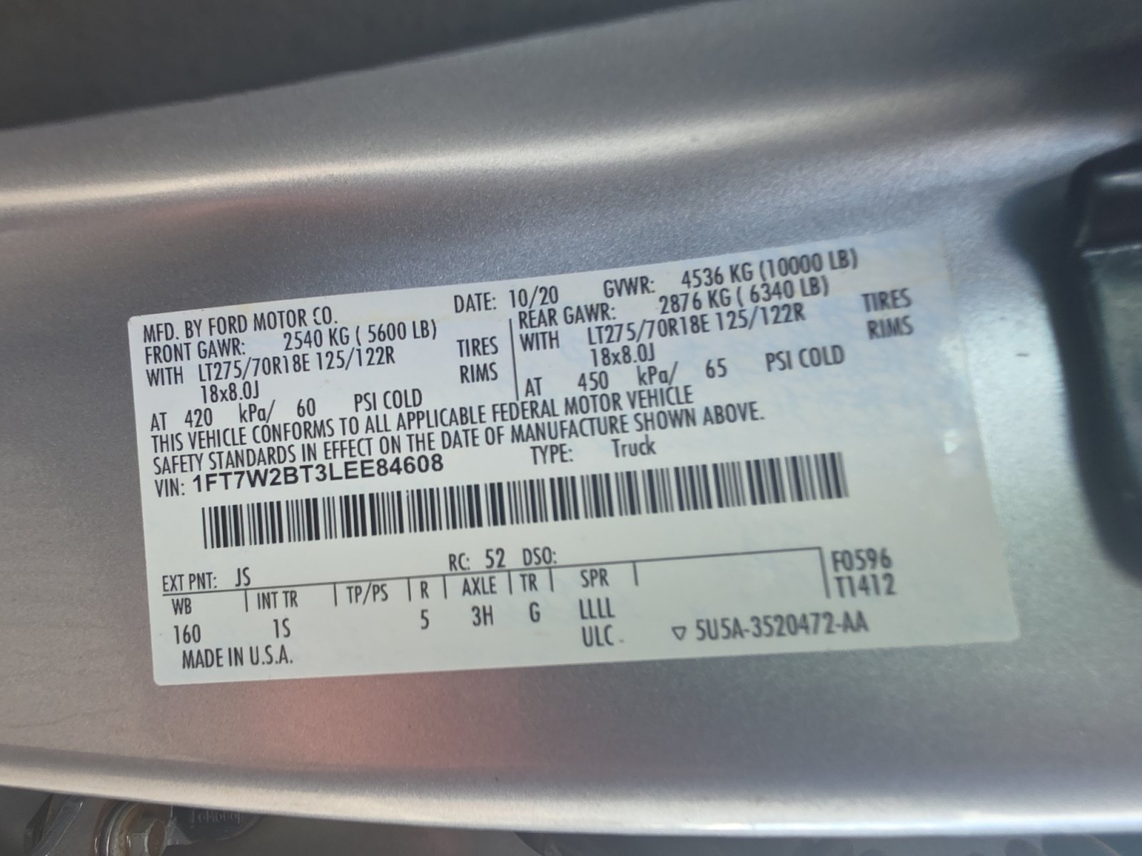 Used 2020 Ford F250 XL w/ STX Appearance Package AWD/4WD image 34
