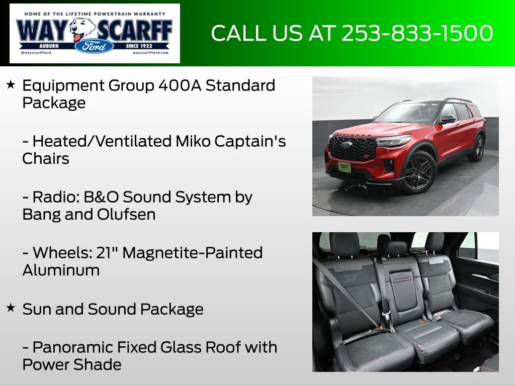 New 2026 Ford Explorer ST w/ Sun And Sound Package image 6