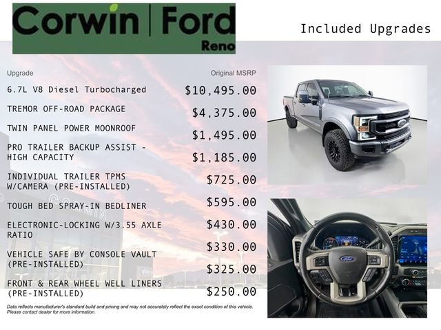 Used 2022 Ford F250 Platinum w/ Tremor Off-Road Package image 3