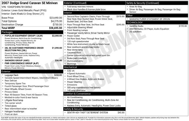Used 2007 Dodge Grand Caravan SE w/ Popular Equipment Group I FWD image 23