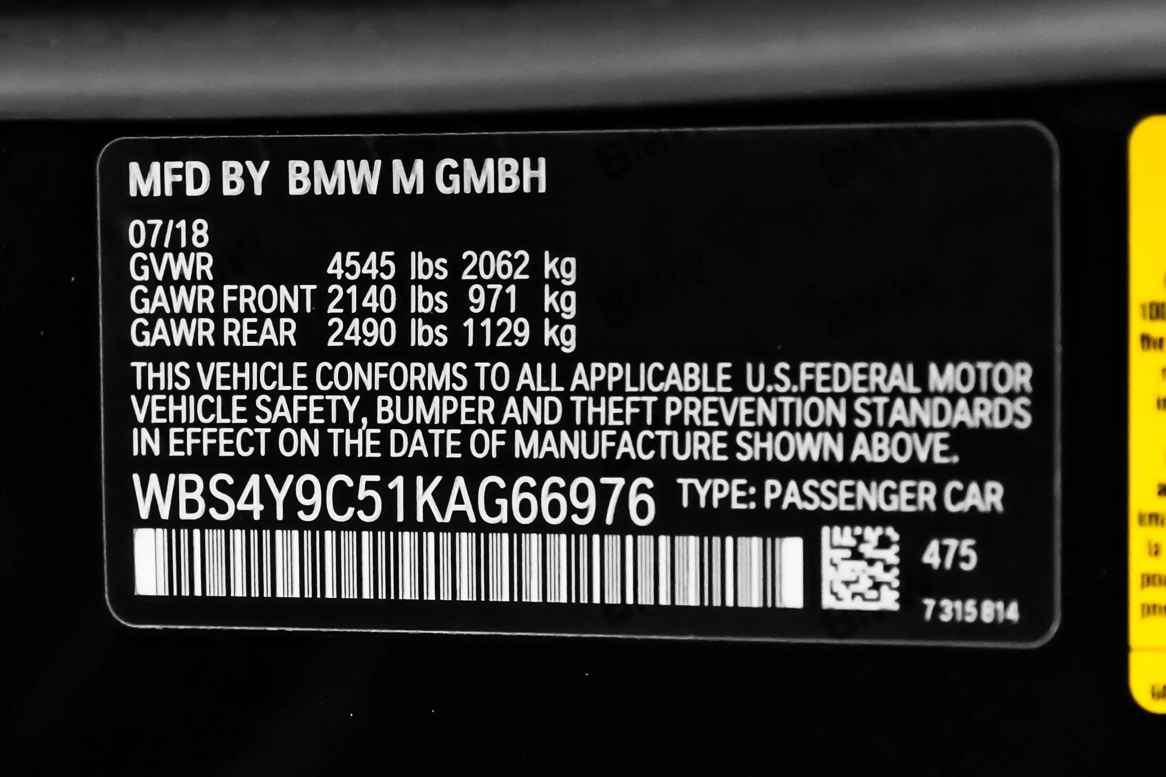 Used 2019 BMW M4 Coupe w/ Competition Package RWD image 52