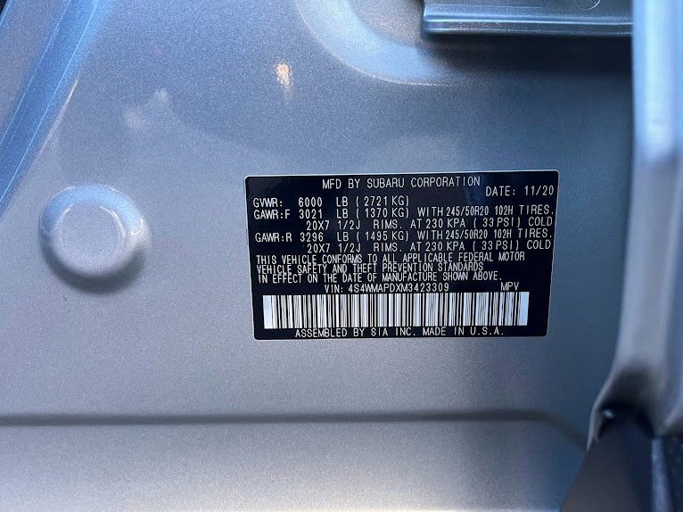 Used 2021 Subaru Ascent Limited w/ Technology Package image 7