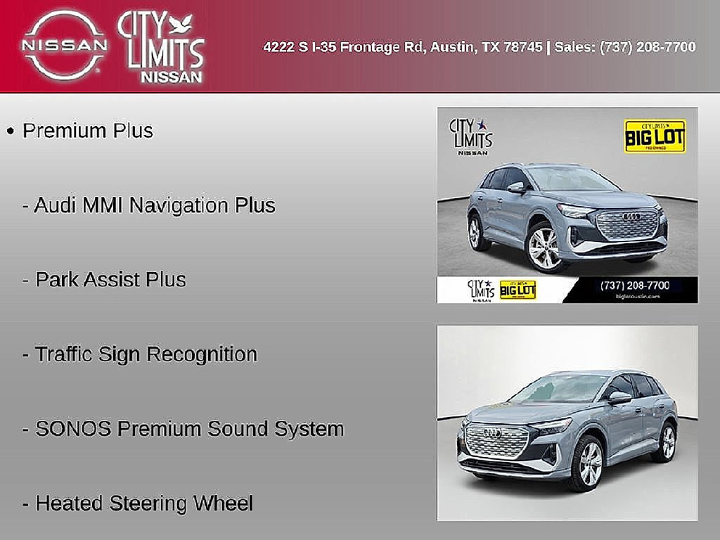 Used 2023 Audi Q4 e-tron Premium Plus AWD/4WD image 24