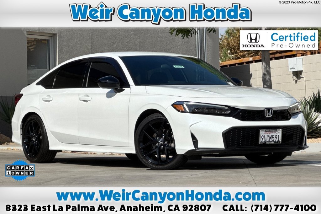 Certified 2025 Honda Civic Sport