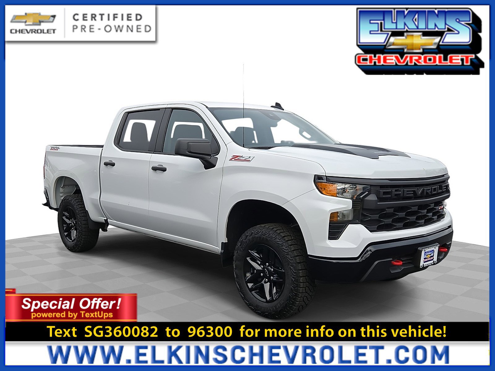 Certified 2025 Chevrolet Silverado 1500 Custom Trail Boss