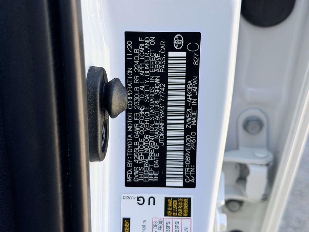 Certified 2021 Toyota Prius Prime XLE image 27